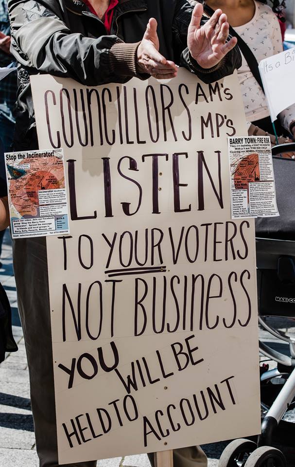 kevin moore photographer captures protestors gathering against aviva biomass incinerator