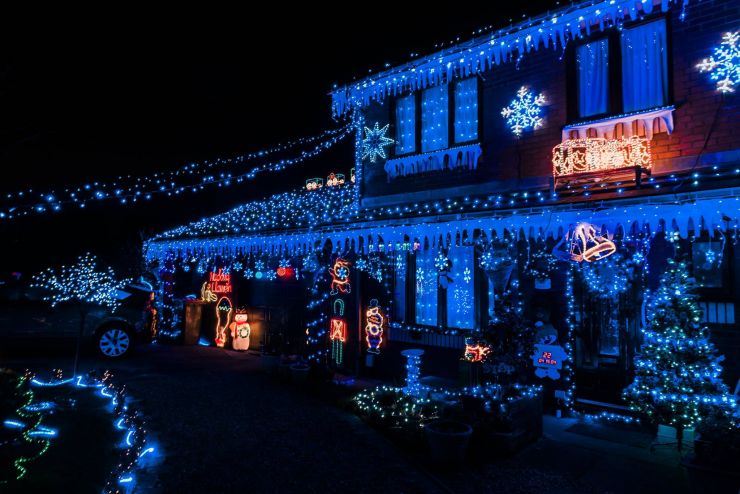 A beautiful house for Christmas.