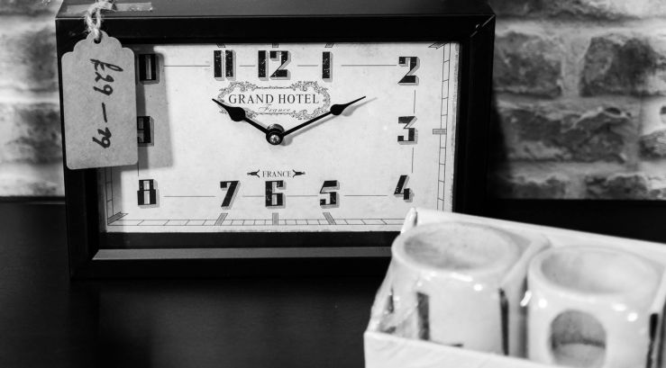Clock in sale.